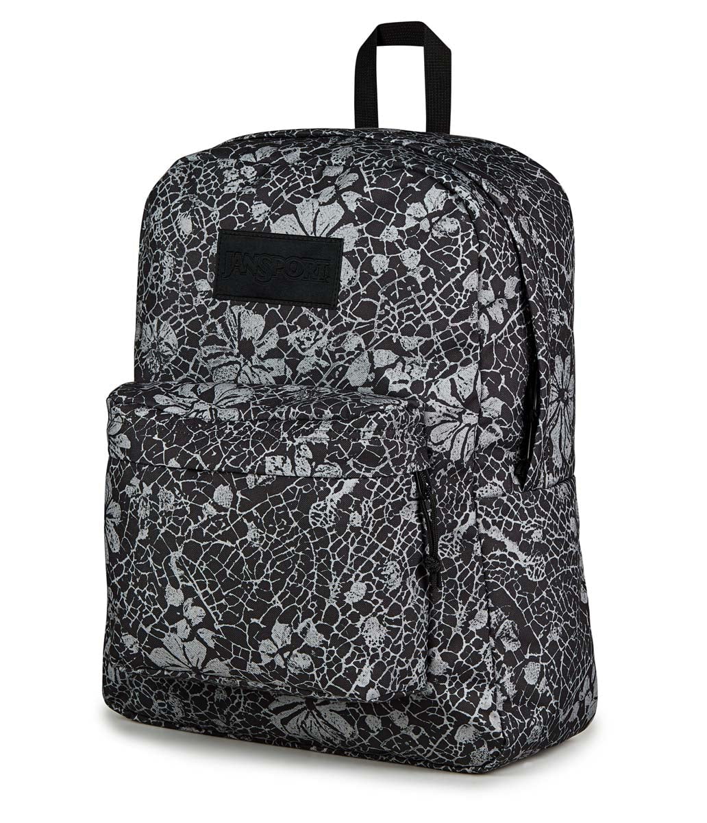 JanSport SuperBreak Plus Backpack - Lightweight Durable School & Travel Backpack with Laptop Sleeve | Perfect for College Students, Commuters & Outdoor Adventures (Lace Shadows Design)