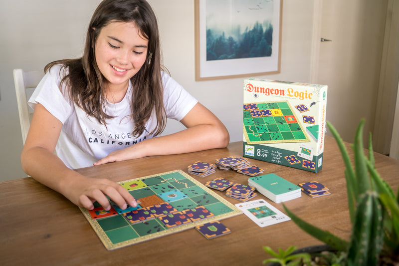 Dungeon Logic Game - Challenging Puzzle Board Game for Adults & Teens | Perfect for Family Game Nights & Brain Training