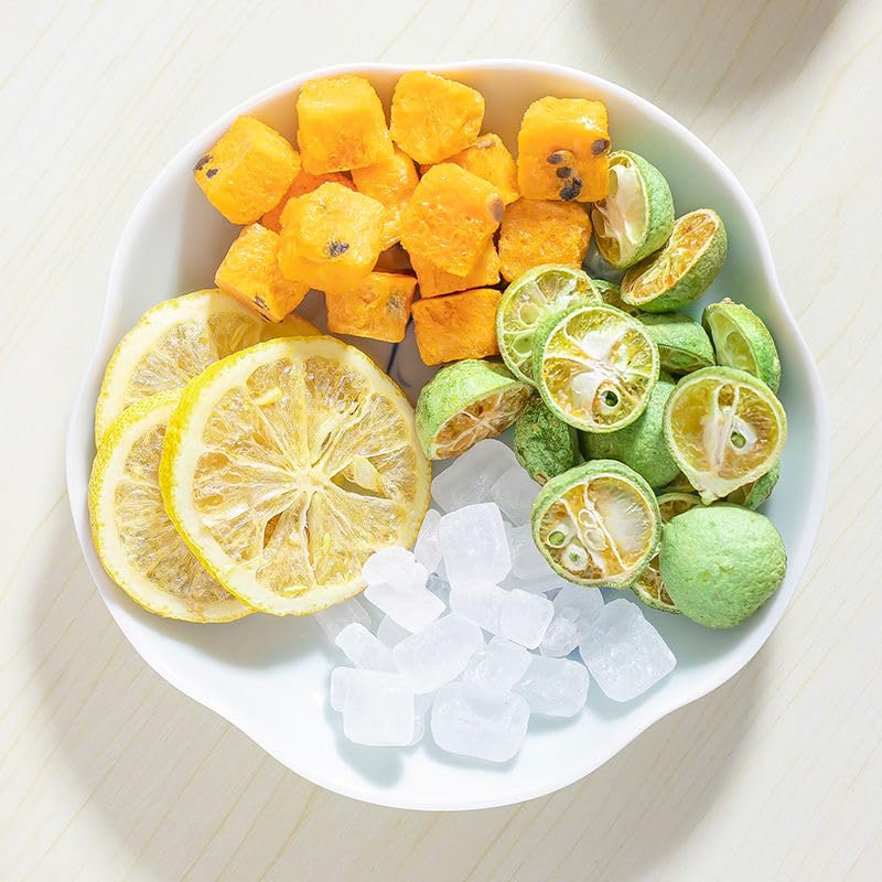 Premium Kumquat Lemon Passion Fruit Tea - 225g (15g x 15 Pack) | Natural Sour & Sweet Blend | No Additives | Perfect for Iced Tea, Gift Giving & Relaxation