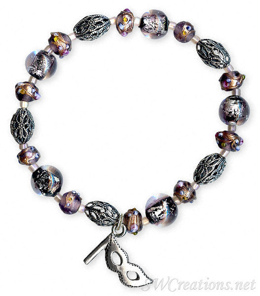 Multiple Sclerosis Awareness Peach Shimmer Beaded Bracelet - Adjustable Handmade Beaded Jewelry for Women, Support MS Awareness Ribbon Charm - Perfect for Fundraisers, Gifts & Daily Wear