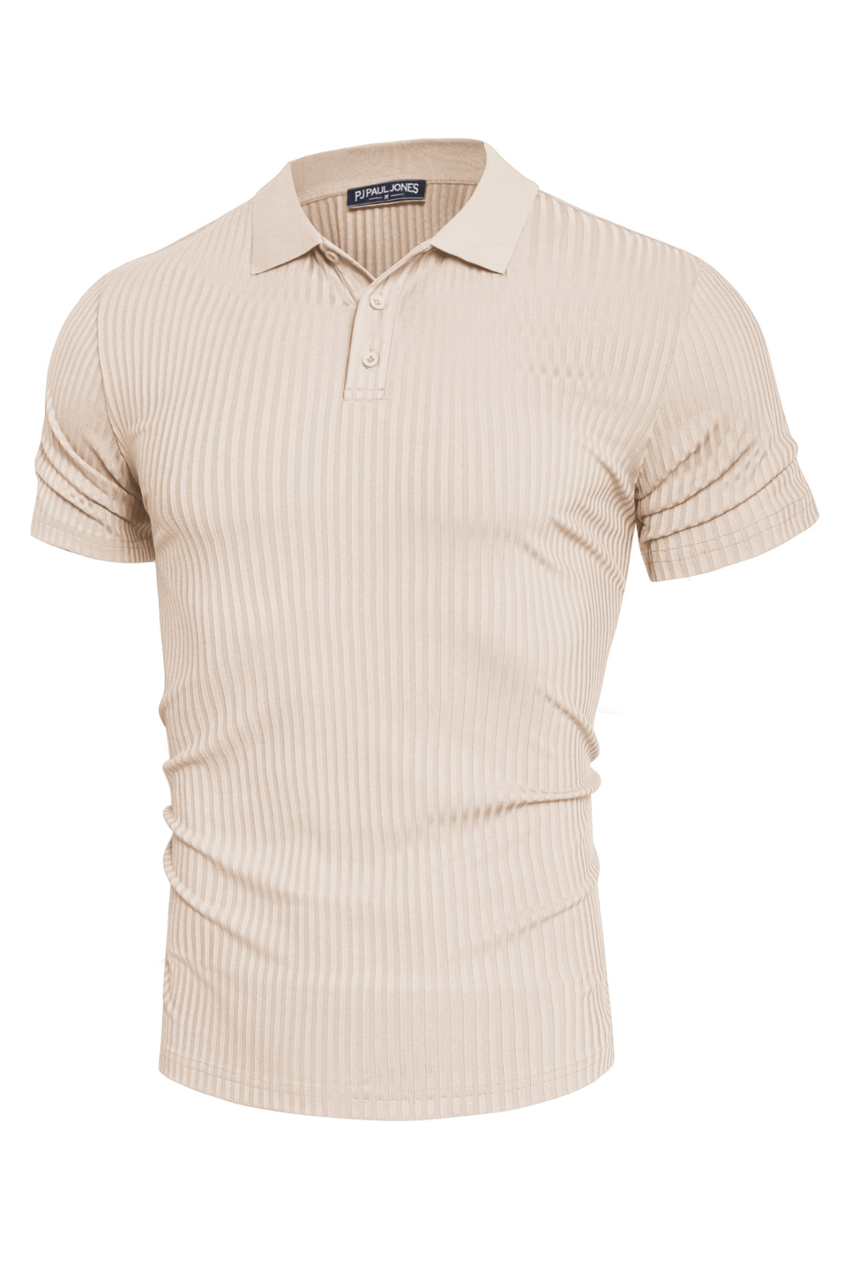 Men's Textured Knit Polo Shirts - Breathable Stretch Short Sleeve Golf Shirts for Men - Perfect for Golf, Casual Wear & Outdoor Activities