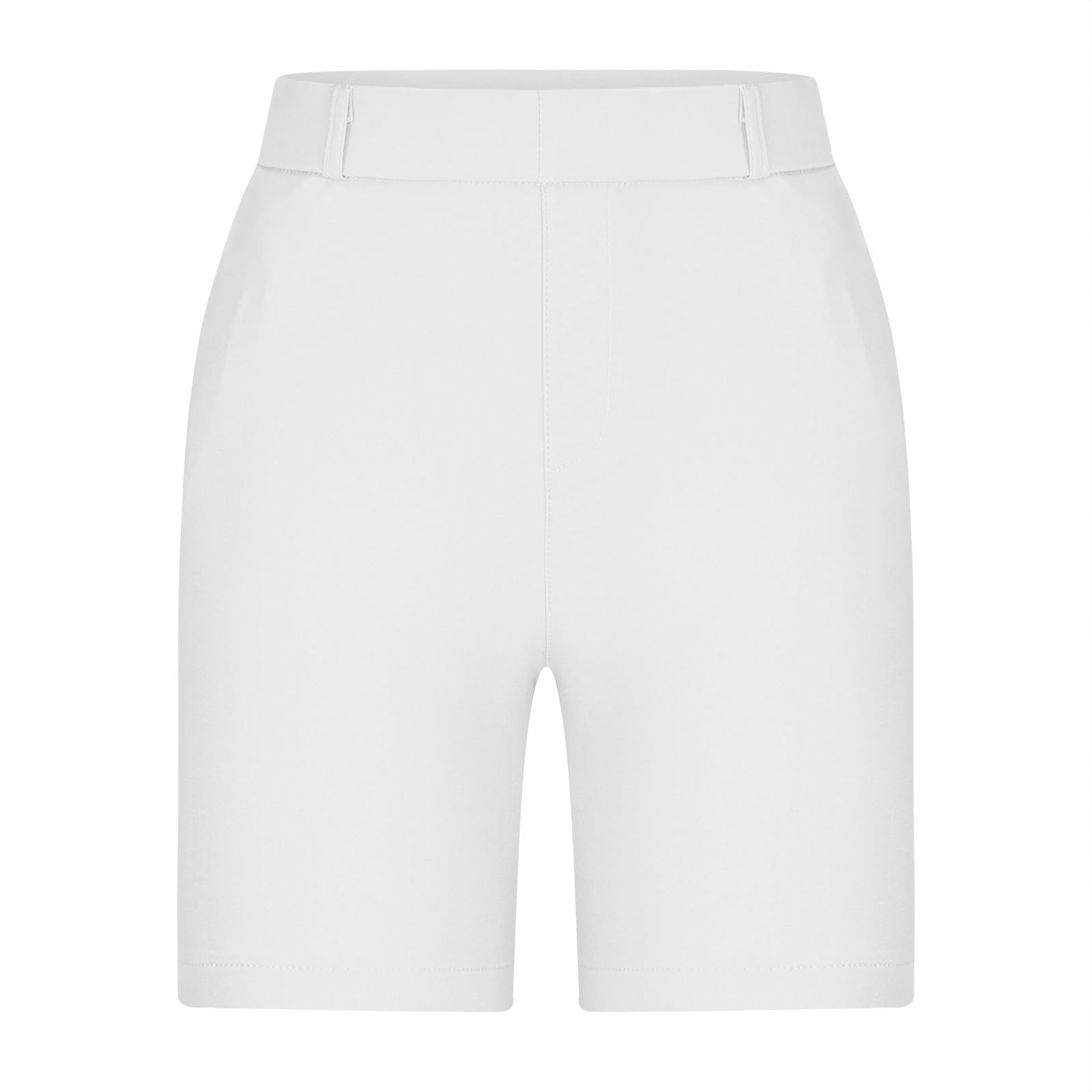 Y2K Stretchy Women's Bermuda Shorts - High Waisted Casual Summer Shorts for Outfits