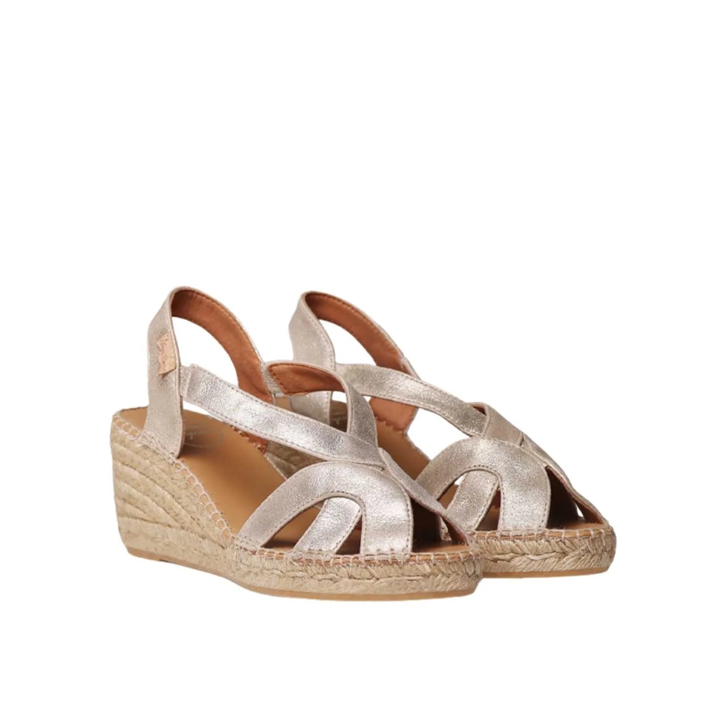 Women's Plain Leather Espadrilles - Lucia AS - Comfortable Casual Shoes for Summer, Beach, Vacation & Everyday Wear