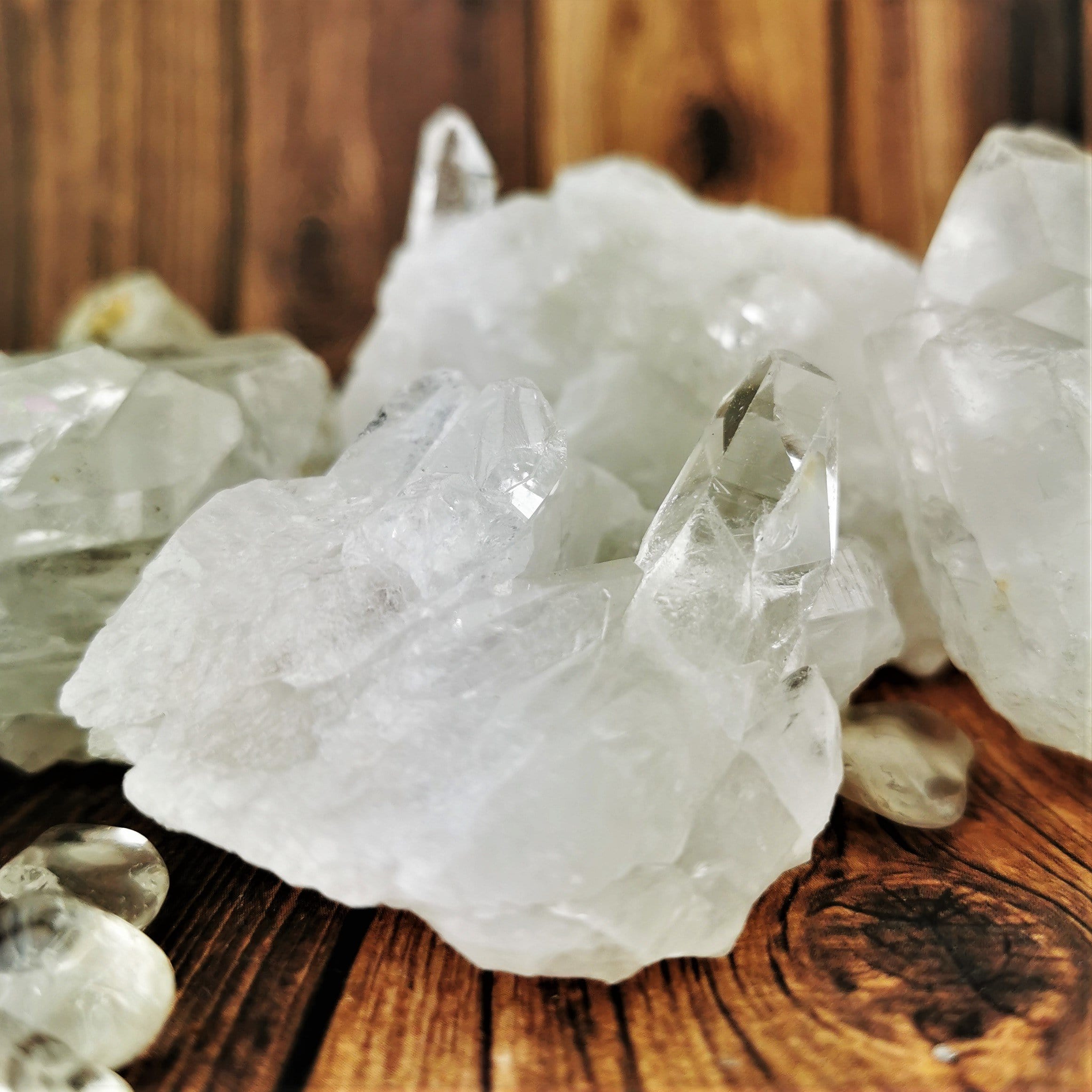 Natural Brazilian Quartz Crystal Cluster - Raw Healing Stones for Meditation, Reiki & Home Decor | Spiritual Energy, Chakra Balancing & Positive Vibes
