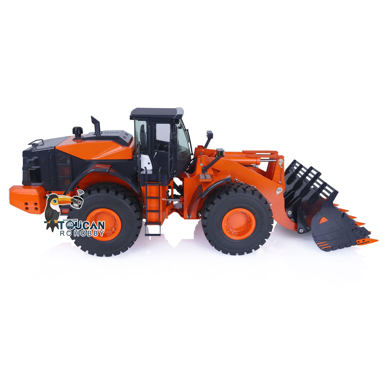 1/14 Scale Hydraulic RC Loader ZW370 JDM 198 - Remote Control Metal Construction Truck with New Sound Module - Realistic Model for Construction Site Play & Collectors