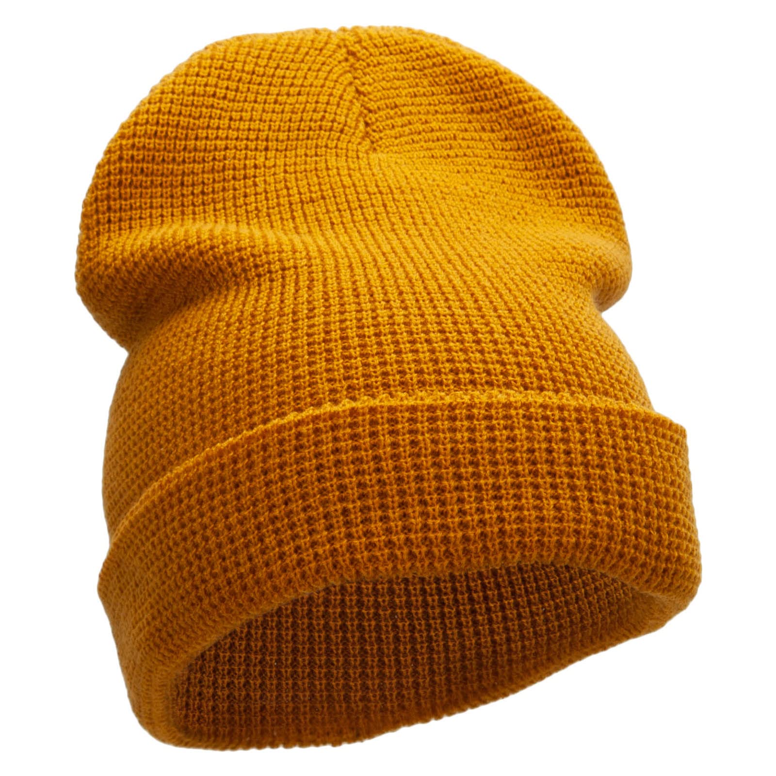 Waffle Knit Cuff Beanie Hat for Men & Women - Soft Winter Warm Knit Hat for Outdoor Activities, Skiing, Snowboarding & Casual Wear