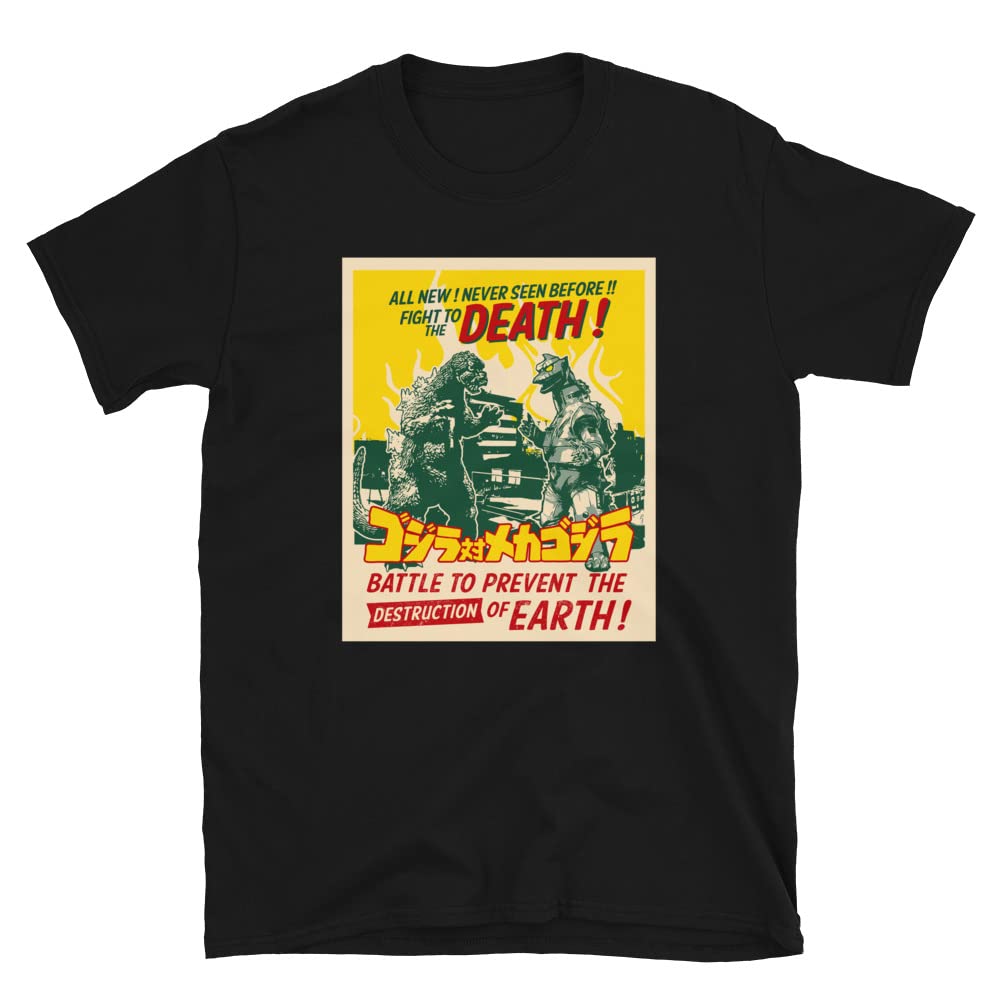 Godzilla T-Shirt for Men & Women - Vintage Tokyo Movie Tee - Cool Graphic T-Shirt for Fans, Cosplay & Casual Wear