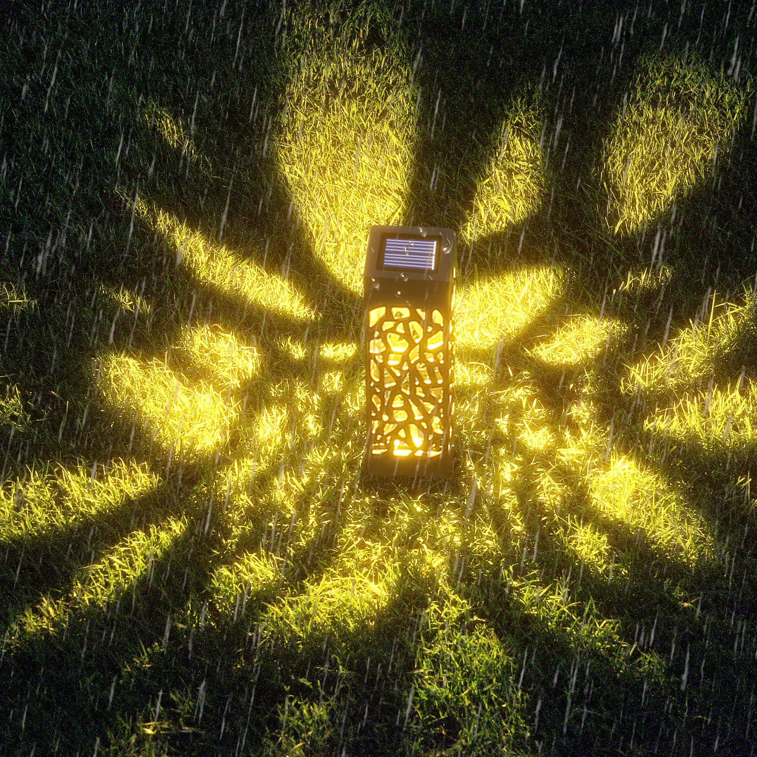 10Pcs Solar Powered LED Path Lights - Waterproof Outdoor Garden Lighting for Patio, Yard, Walkway & Landscape Decoration | Auto On/Off, Energy Saving Solar Lights for Pathways, Driveways & Backyard Decor