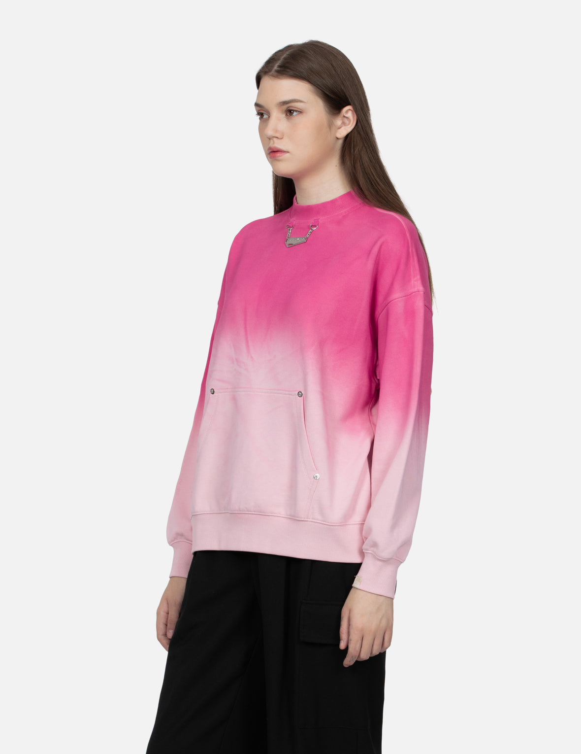 Trendy Oversized Hand Spray Effect Sweatshirt - Unisex Pullover Hoodie for Streetwear & Casual Outfits | Perfect for Loungewear, Gym, and Everyday Fashion