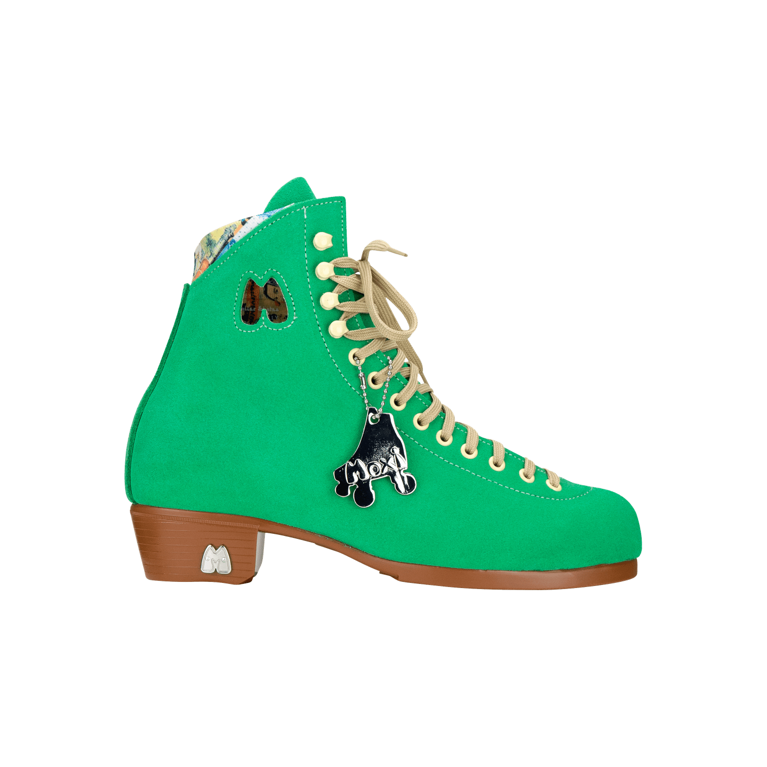Moxi Lolly Roller Skates - Green Apple Color - Women's Quad Skates for Outdoor & Indoor Skating, Rink, Park, and Fitness