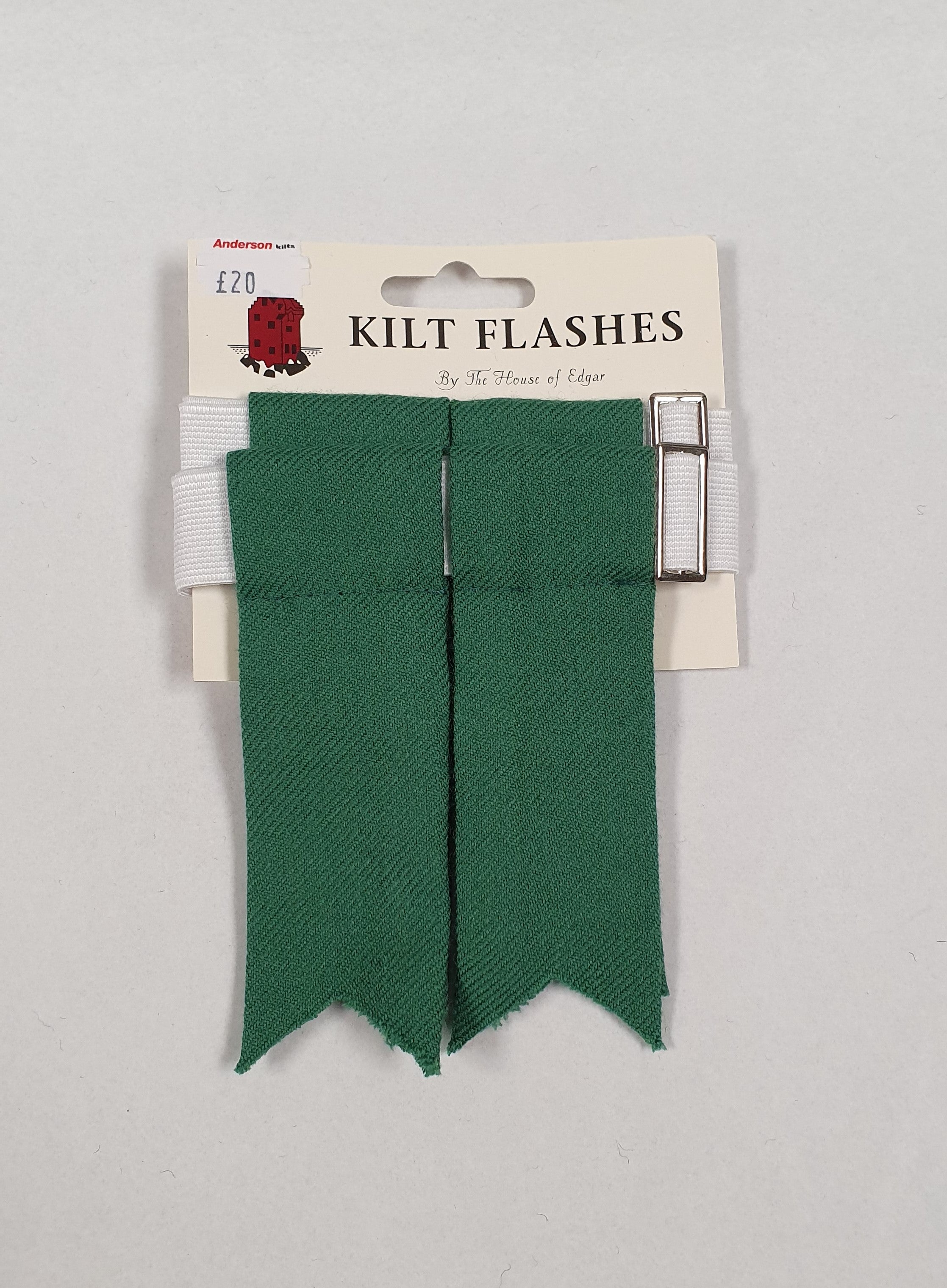 Flower of Scotland Green Flashes Tartan Scarf - Premium Wool Blend for Men & Women - Perfect for Scottish Festivals, Highland Games & Winter Fashion