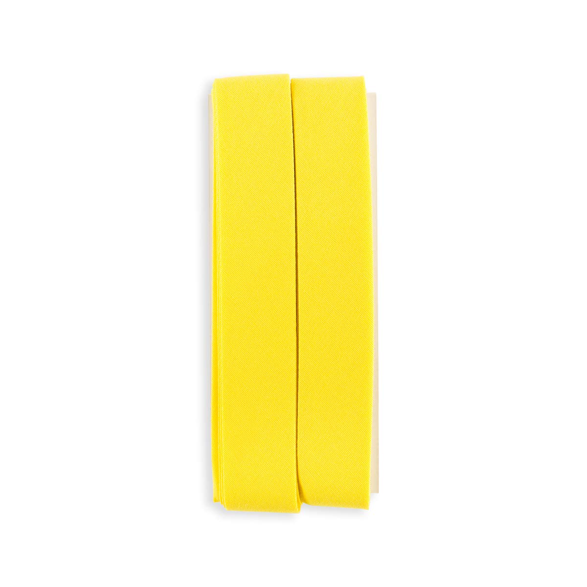 Double Fold Bias Tape - Canary Yellow Quilt Binding Tape 7/8 Inch (22mm) x 3 Yards (2.7m) - Perfect for Sewing, Quilting, Garment Finishing & DIY Crafts