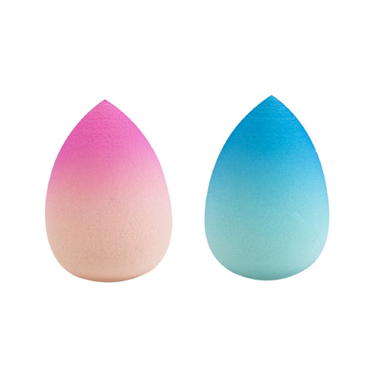 Professional Gradient Makeup Sponge Blenders - 2 Pack Drop Shape Beauty Sponge for Flawless Foundation & Concealer Application - Perfect for Everyday Makeup, Contouring, and Blending