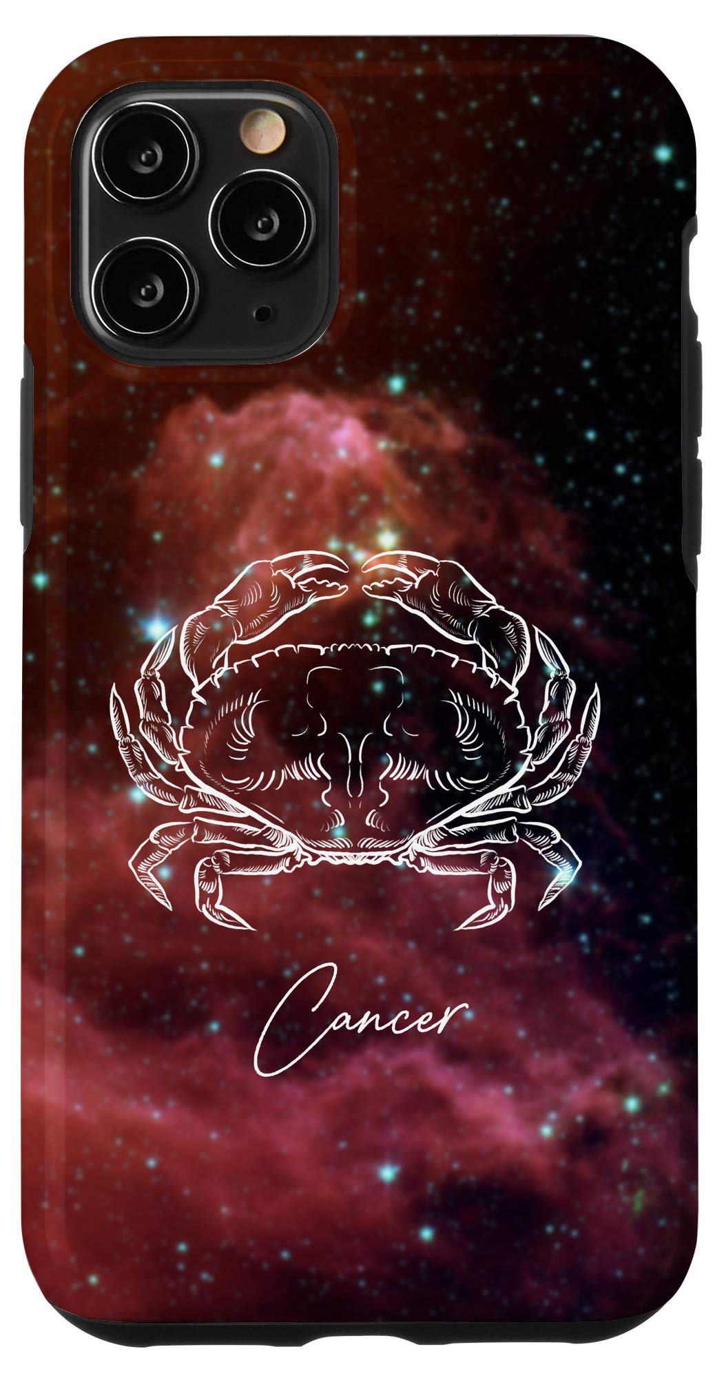 iPhone 11 Pro Zodiac Cancer Sign Phone Case - Protective Cover for iPhone 11 Pro with Stylish Cancer Constellation Design | Perfect for Astrology Lovers & Daily Use