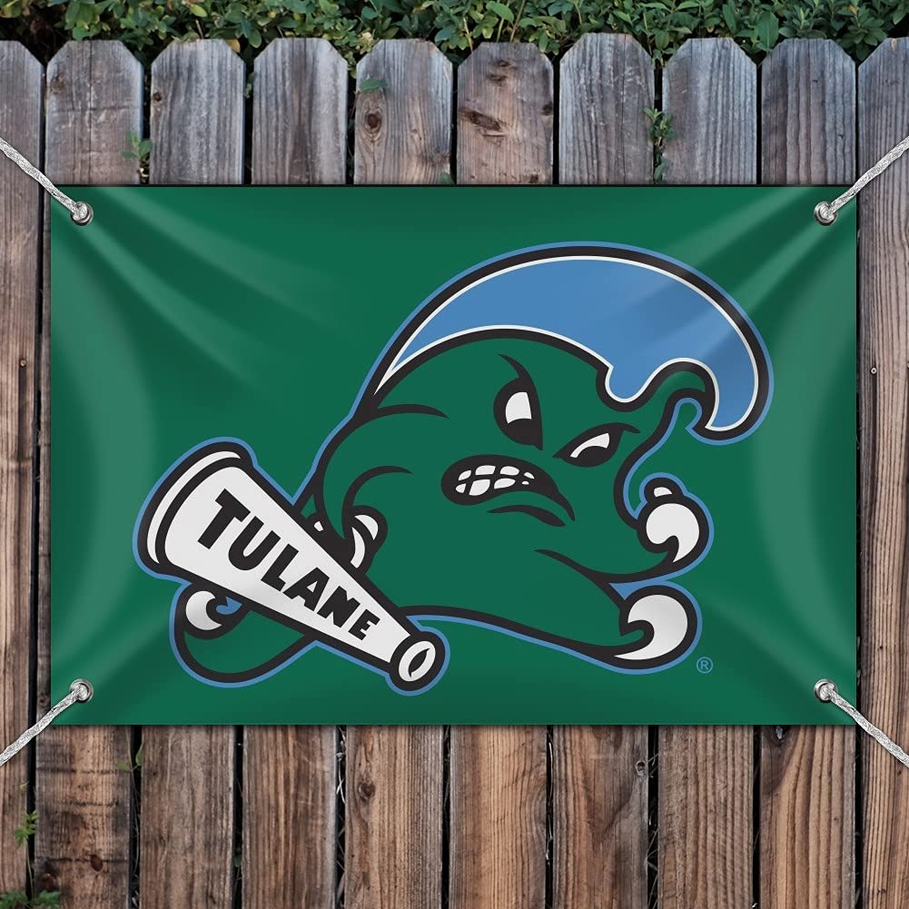Tulane University Primary Logo Plaque - Premium Wooden Office Sign for Home, Business & College Decor - Perfect for Graduation Gifts & Alumni Pride Display