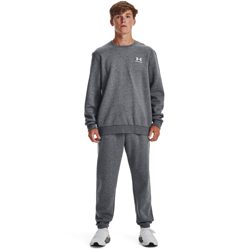 Men's Under Armour Icon Fleece Crew Sweatshirt - Soft & Breathable Cotton Blend for Casual Wear, Gym & Outdoor Activities