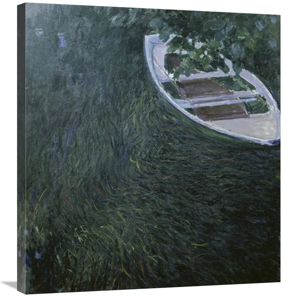 Claude Monet 1887 The Row Boat (La Barque) 30 Inch Art Print - Vintage Wall Decor for Living Room, Bedroom & Office