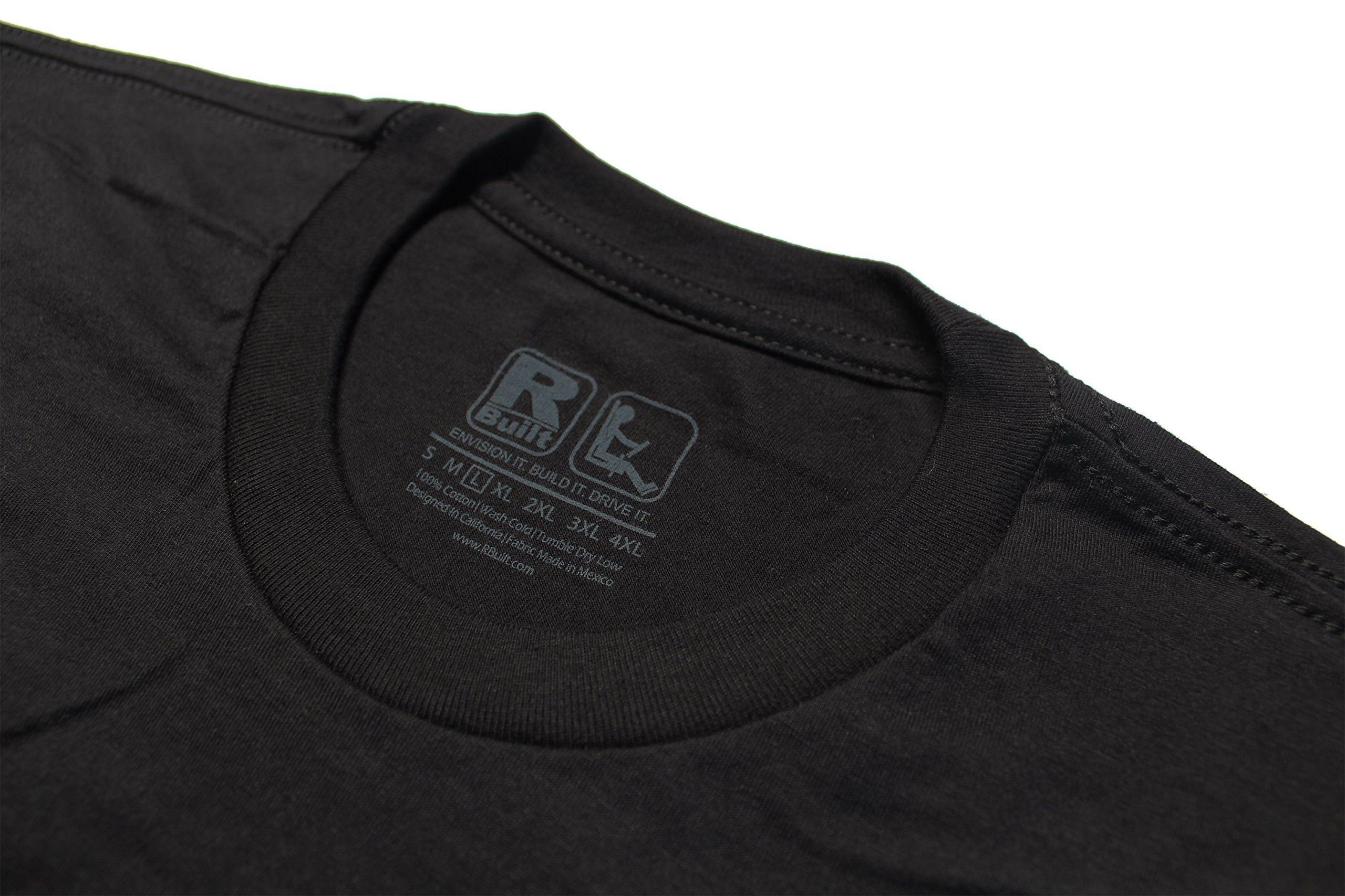 FTD Apparel R Built Men's Dayton Wire Wheels Graphic T-Shirt - Vintage Car Enthusiast Tee for Casual Wear & Car Shows