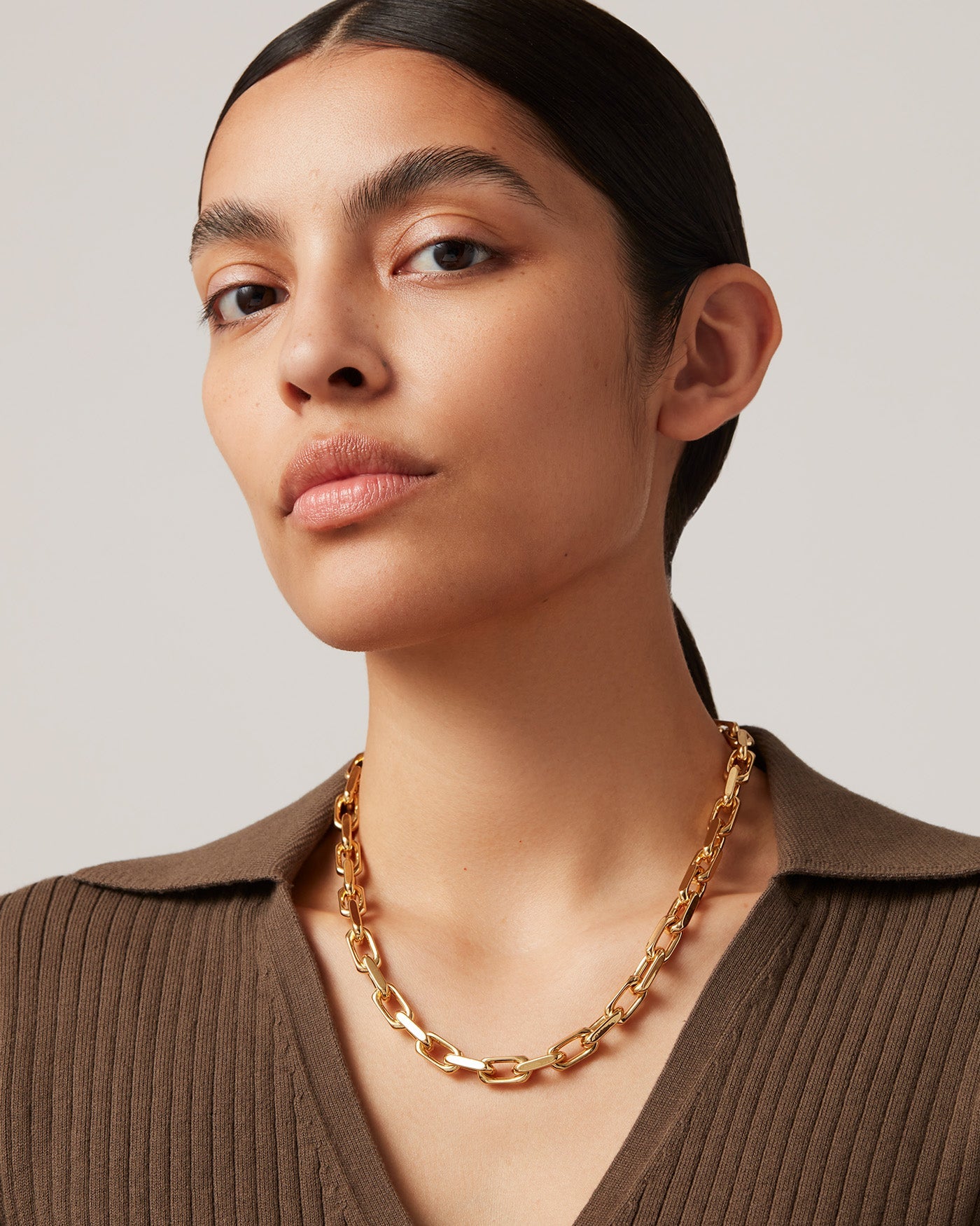 Loire Gold Necklace for Women - Elegant 18K Gold Plated Chain Pendant Jewelry - Perfect for Parties, Weddings & Everyday Wear