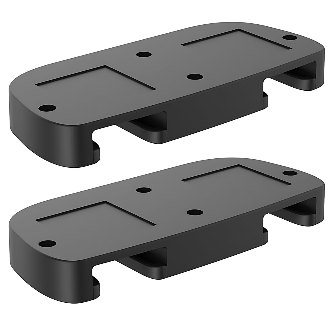 2-Pack Under Desk Controller Mount Holder for PS5 & PS4 - Gaming Accessories for DualSense & DualShock - Space-Saving Desk Organizer for Home & Office Gaming Setup
