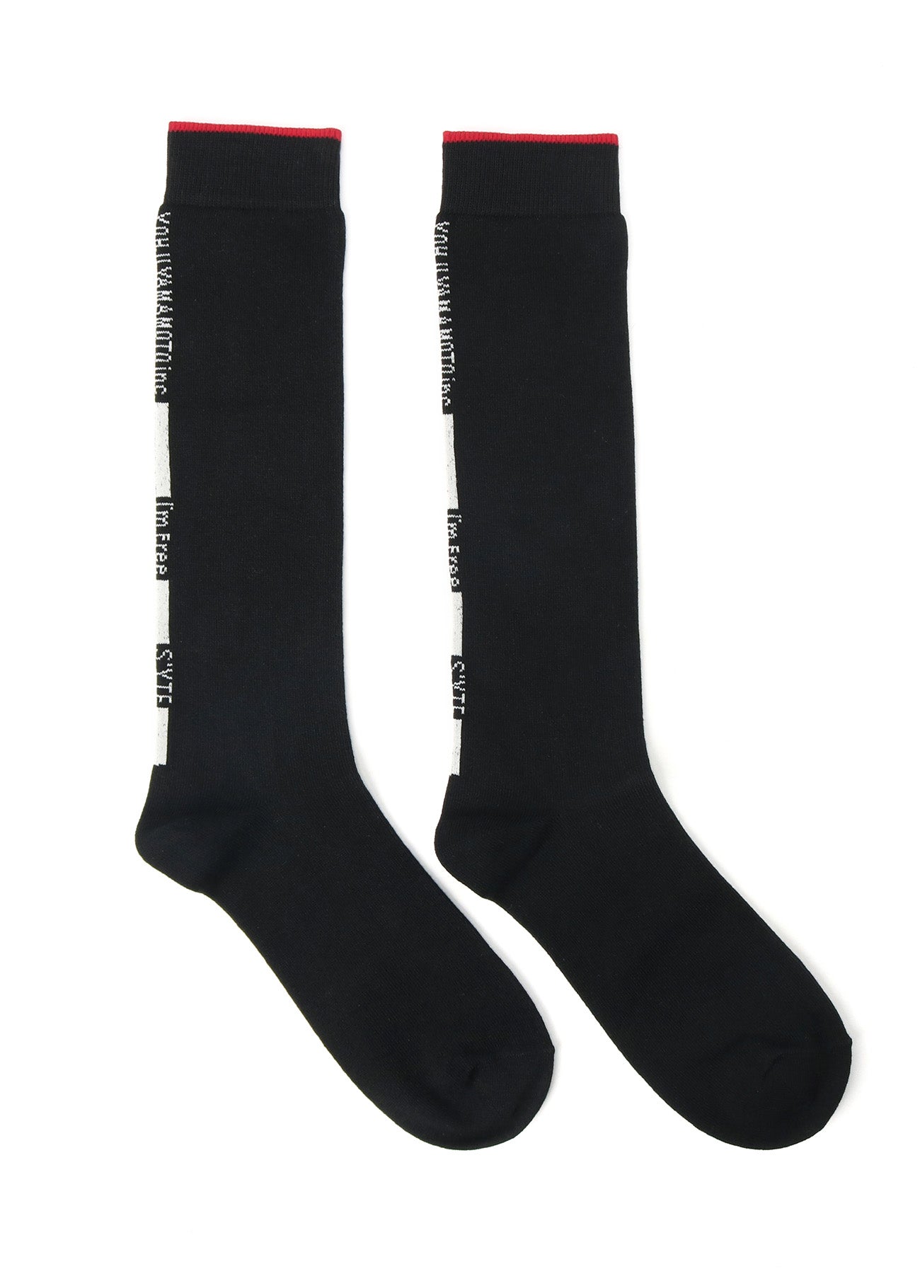 Premium Cotton Plain Stitch Knee Socks - 'I'm Free' Line - Comfortable & Breathable for Everyday Wear, Sports & Fashion