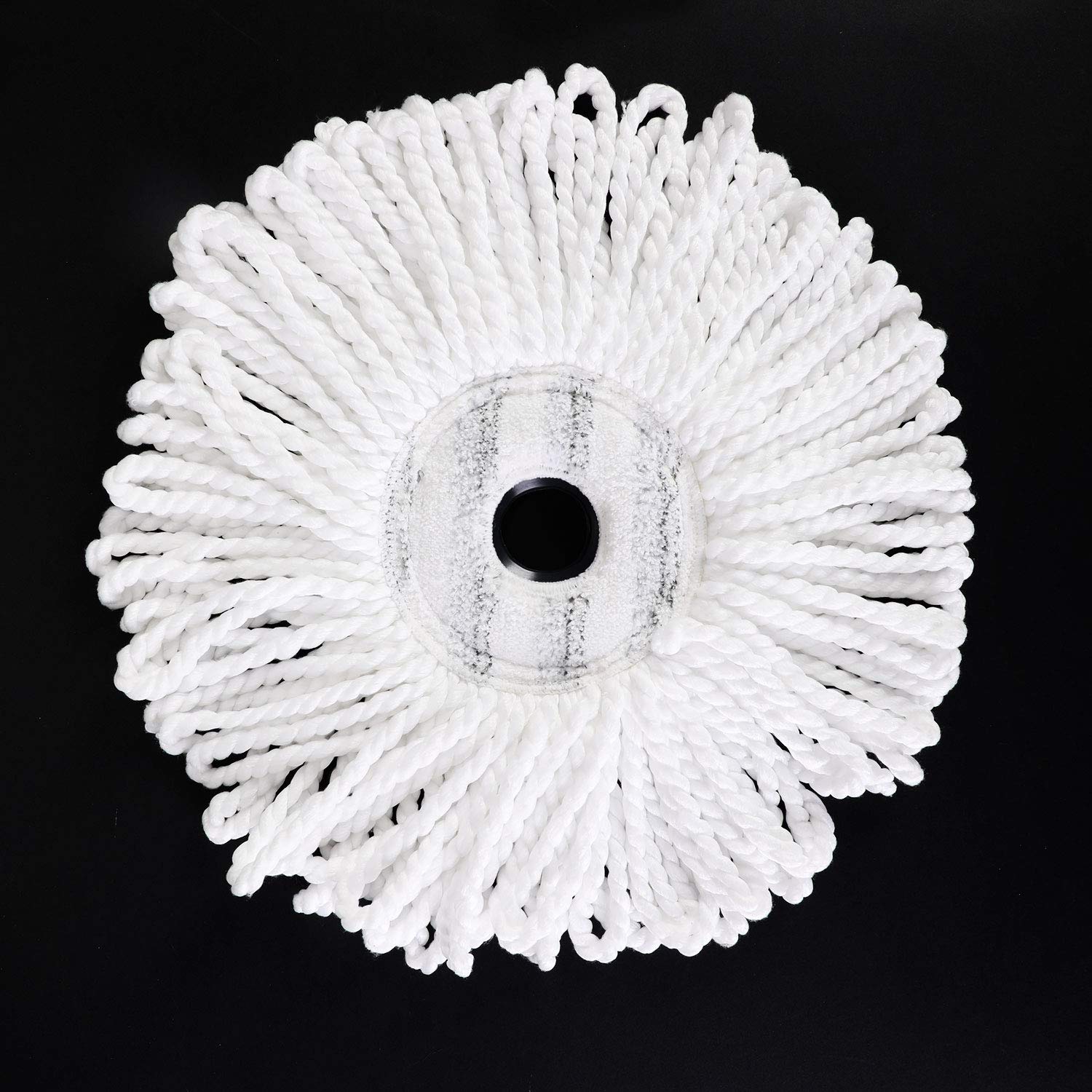 3 Pack Microfiber Spin Mop Replacement Heads for CLEANHOME - Round Shape Refills for Deep Cleaning Floors, Tile & Hardwood - Perfect for Kitchen, Bathroom & Home Cleaning