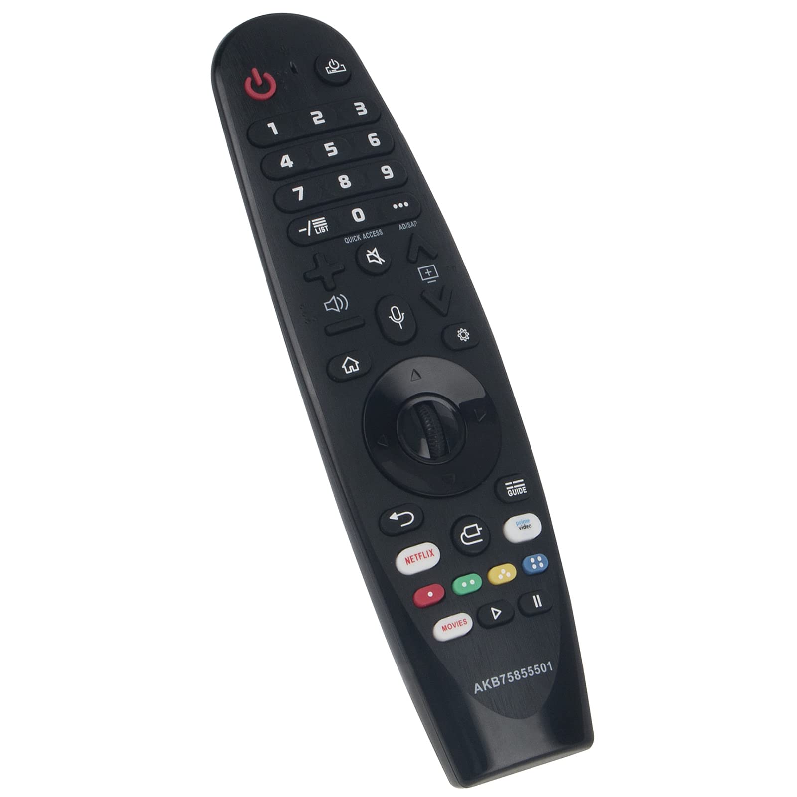 AKB75855501 MR20GA Replacement Magic Voice Remote Control for LG OLED TV Models - Compatible with OLED55B9PUB, OLED65E9PUA, OLED65C9PUA & More | Perfect for Smart TV Navigation & Voice Commands