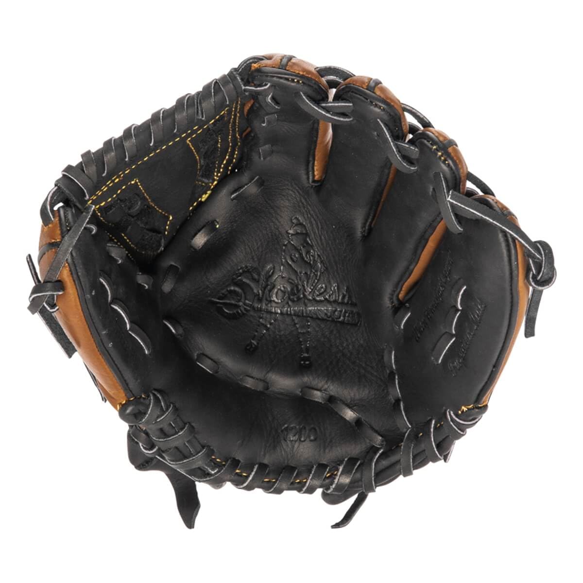 12-Inch Pro Select Basket Weave Web Baseball Glove - Premium Leather Mitt for Youth & Adult Players - Perfect for Training, Games & Fielding Practice