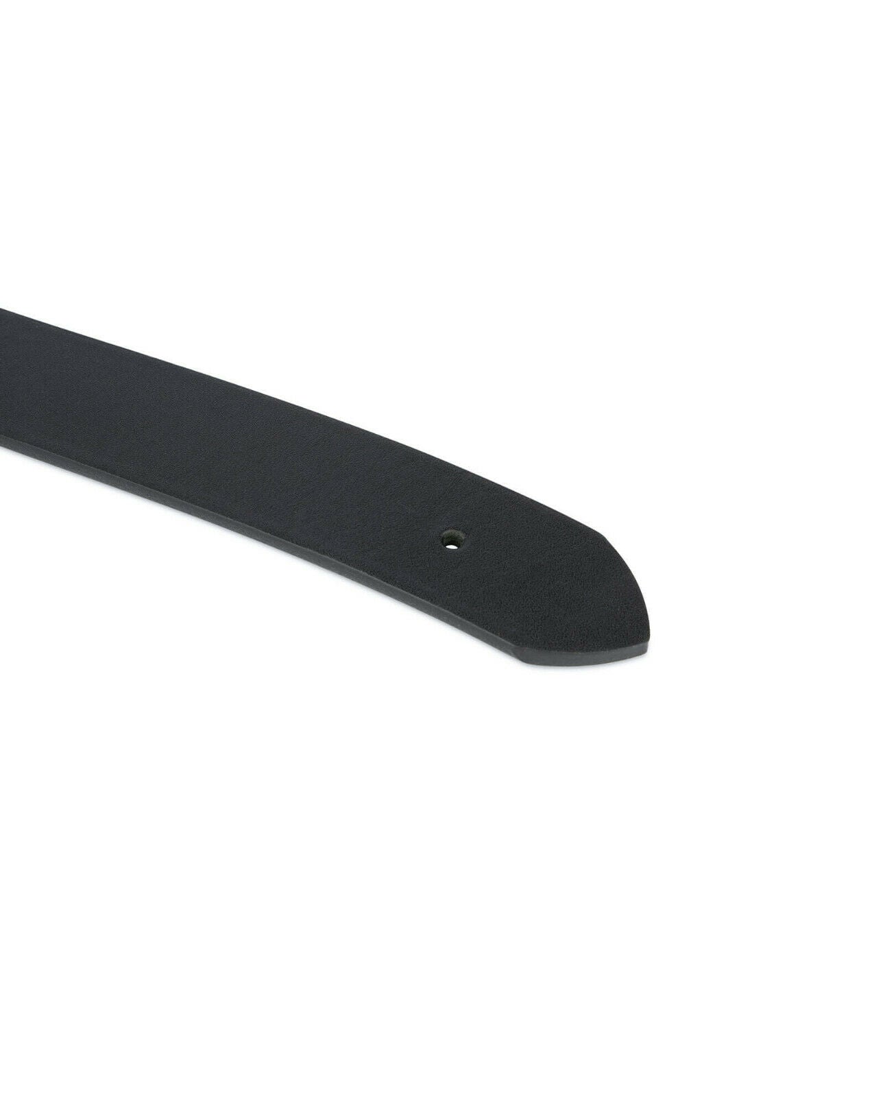 Fendi Buckle Black Men's Belt - 35mm Full Grain Leather Made in Italy - Stylish & Durable for Casual & Formal Wear