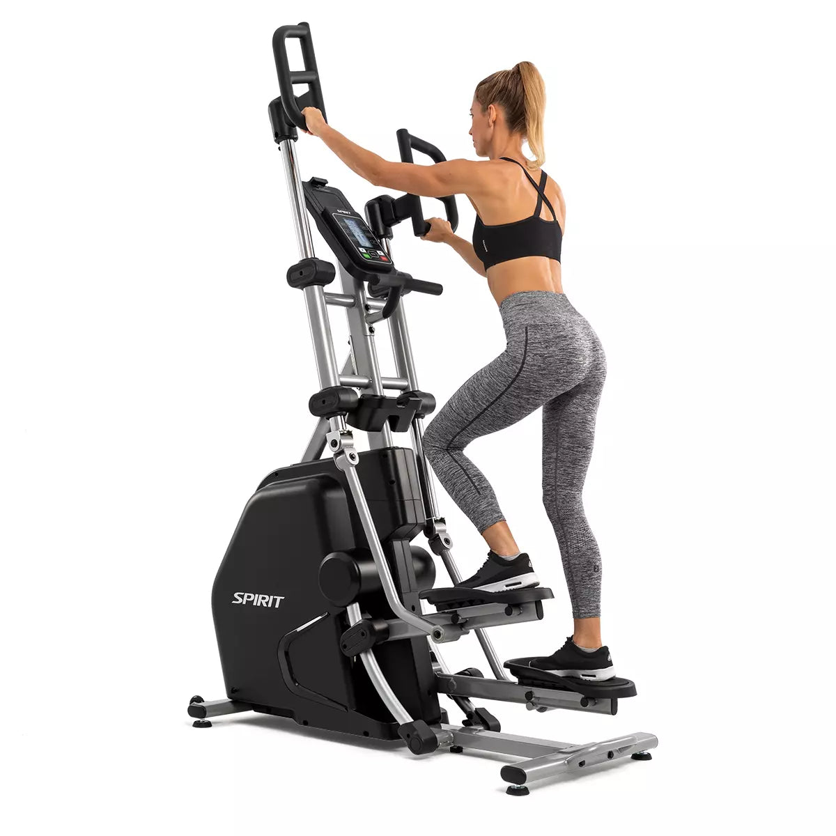Spirit Fitness CVC800 Vertical Climber - Full Body Workout Machine for Home Gym, Cardio & Strength Training | Compact & Quiet Exercise Equipment for Small Spaces, Weight Loss & Toning