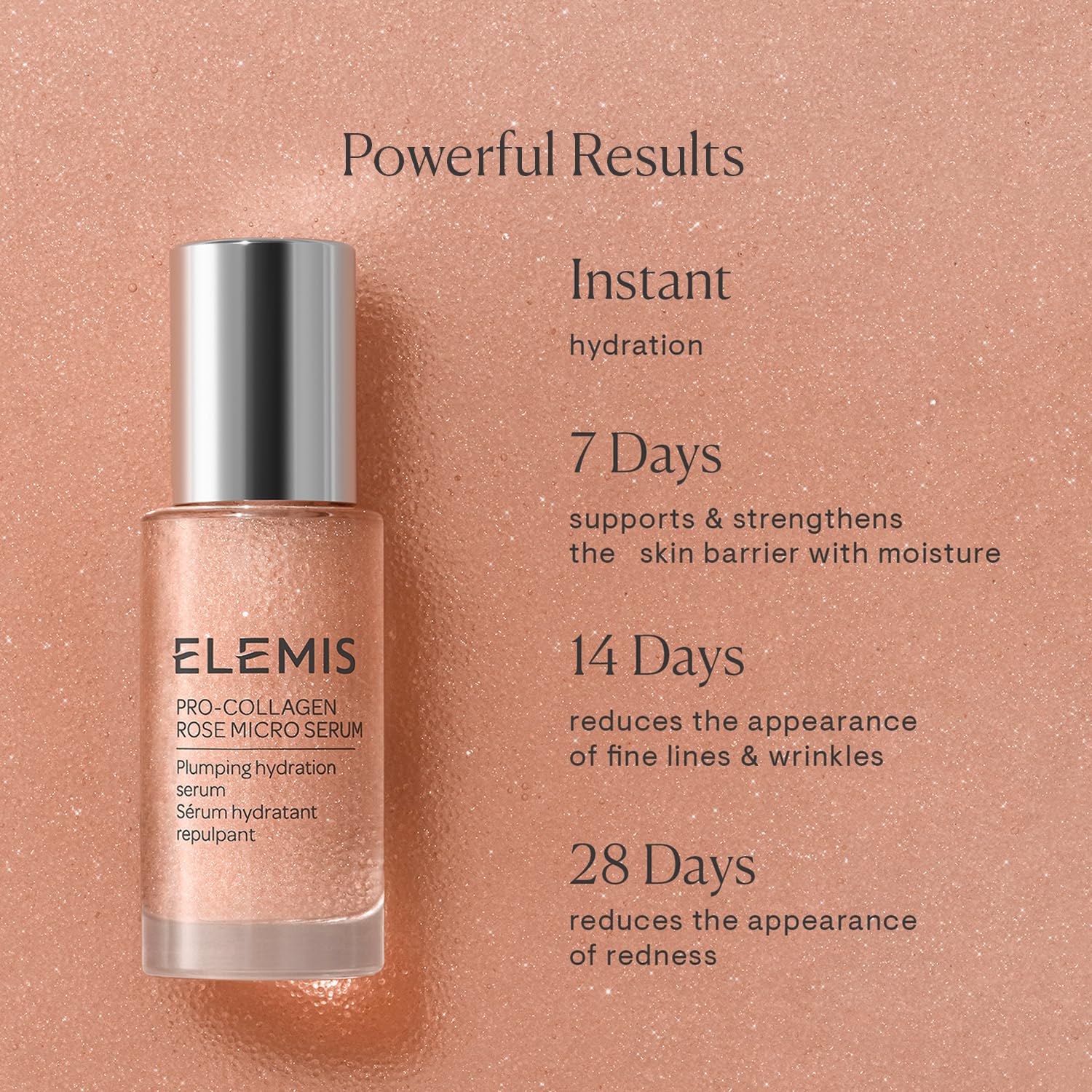 ELEMIS Pro-Collagen Rose Micro Serum - Hydrating Anti-Aging Face Serum for Plumping, Soothing & Nourishing Skin | Reduces Fine Lines & Wrinkles | Perfect for Daily Skincare Routine & Nighttime Treatment