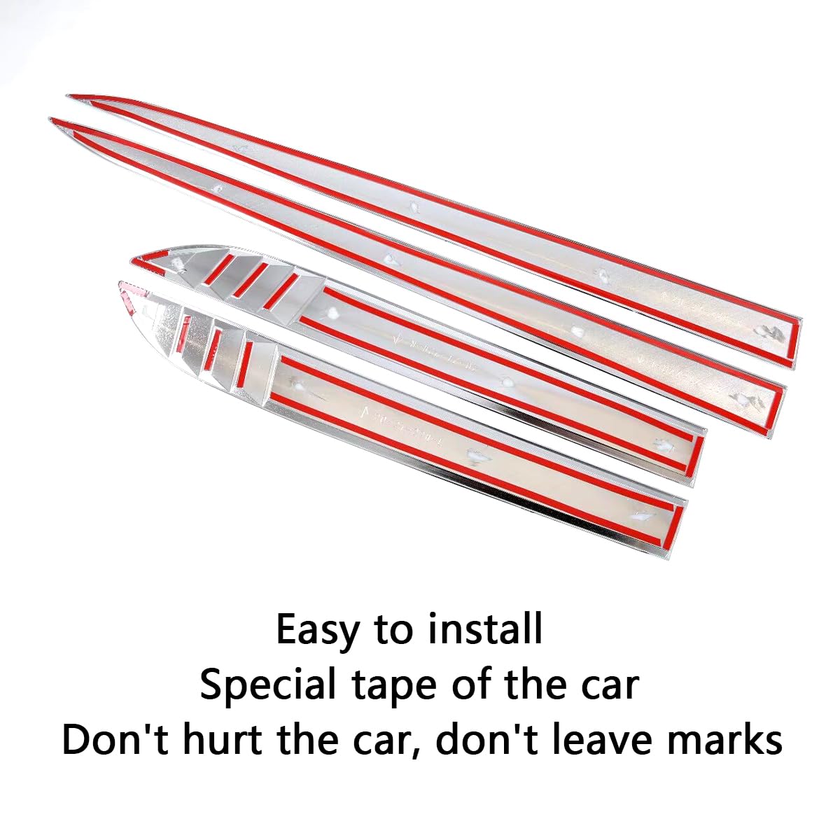 2021-2024 Hyundai Elantra Carbon Fiber Door Molding Cover Trim Kit (4PCS ABS) - Perfect for Car Protection & Style Upgrade | Ideal for Daily Commuting, Road Trips & Car Shows