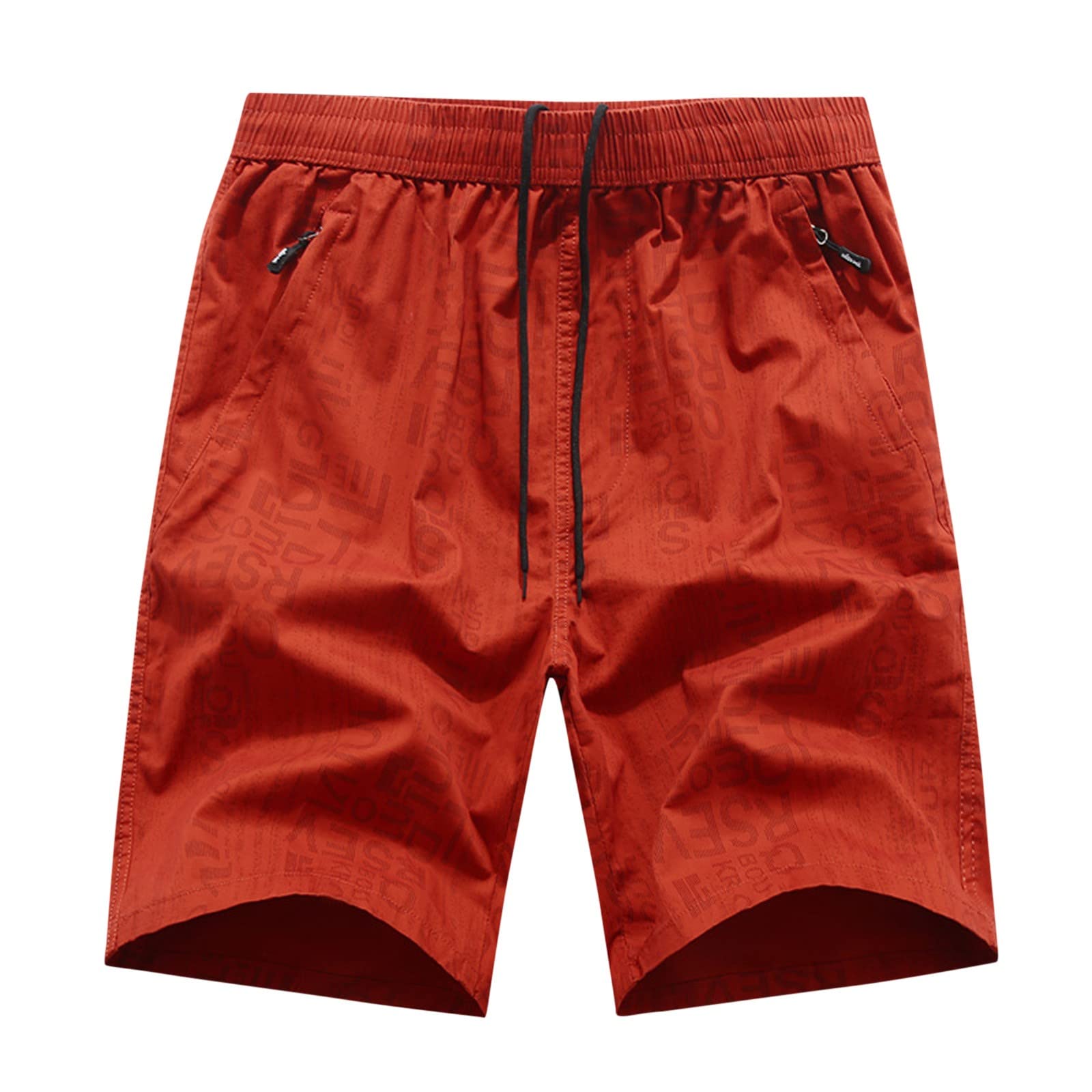 **LindoMaker Men's Casual Summer Cotton Shorts - Lightweight Hiking & Athletic Running Shorts for Outdoor Activities, Gym Workouts, and Travel**