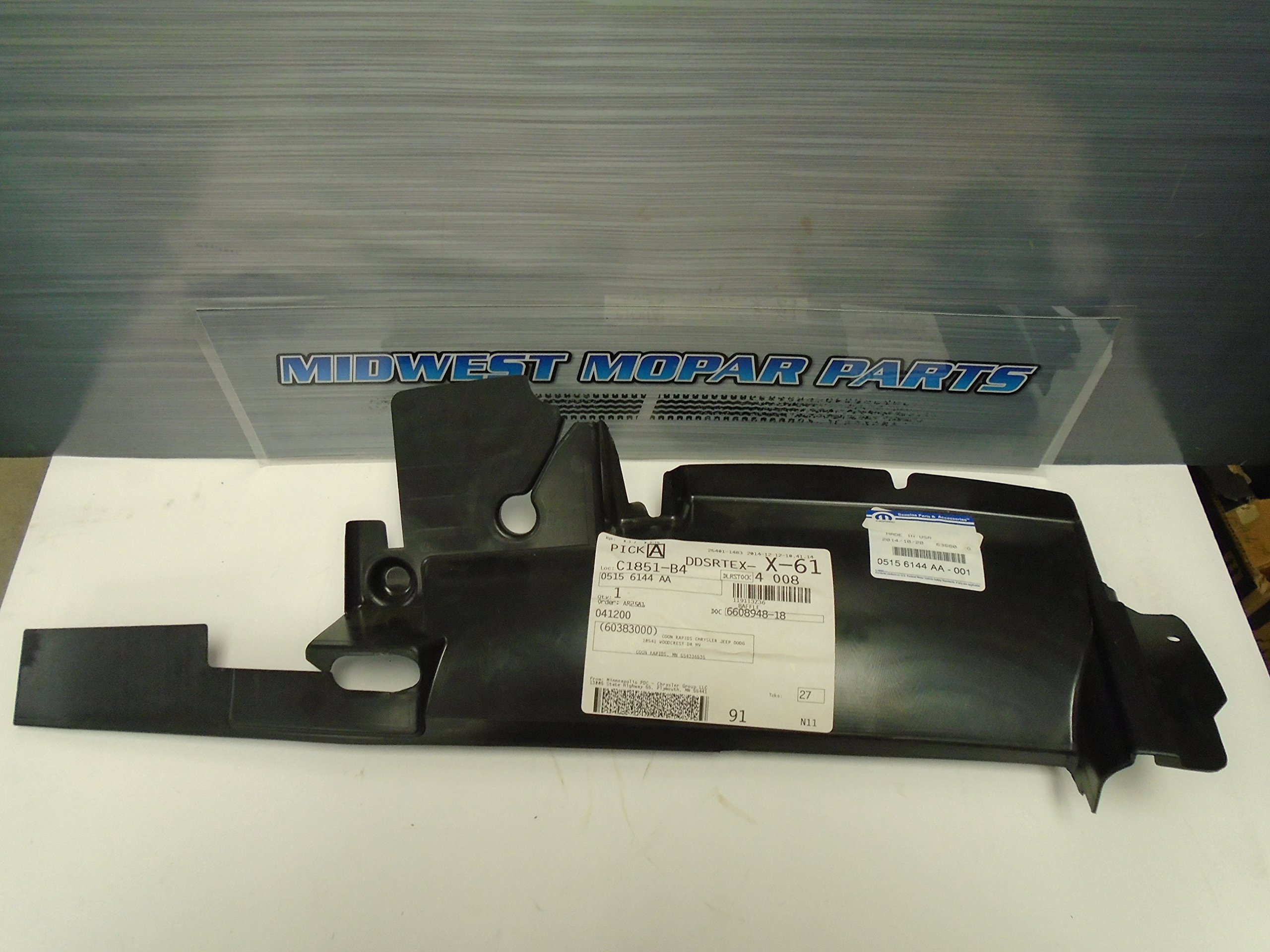Right Air Inlet Baffle - High-Performance Airflow Control for Automotive & Marine Engines - Perfect for Engine Cooling & Ventilation Systems
