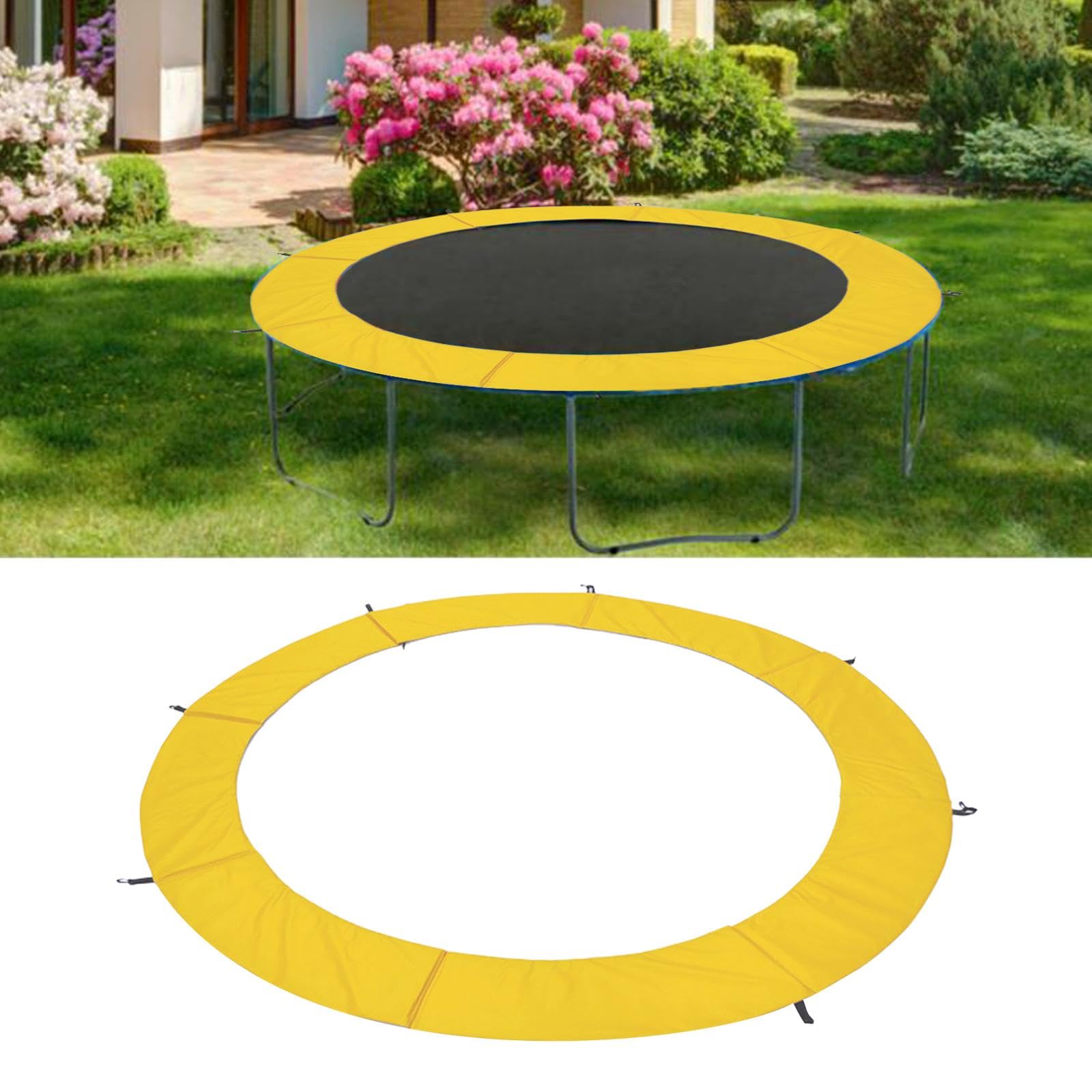 Waterproof Trampoline Pad Cover - Heavy Duty Jumping Bed Mat for Round Frames, Indoor/Outdoor Use - Perfect for Backyard Play, Gym Training & Kids Safety