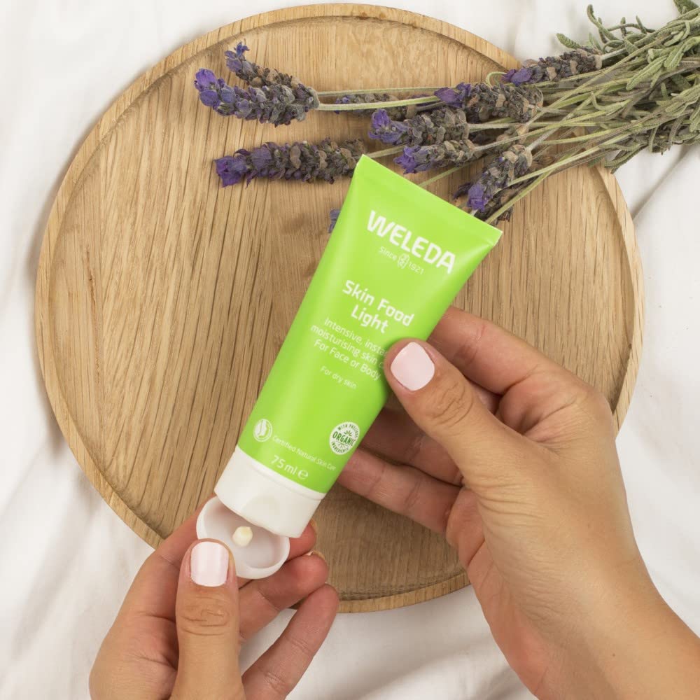 Weleda Skin Food Light Moisturizer for Dry Skin 75ml & Nourishing Body Lotion 200ml - Hydrating Skincare Set for Face and Body | Perfect for Daily Moisturizing Routine, Travel, and Gift Giving