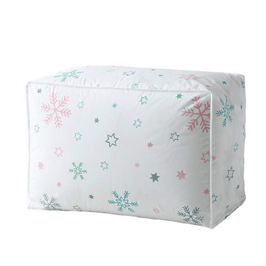 Foldable Storage Box for Sweaters, Blankets & Clothes - Slim Under Bed Organizer with Pouches - Space Saving Closet & Quilt Storage Solution - Perfect for Bedroom, Dorm, or Travel Organization