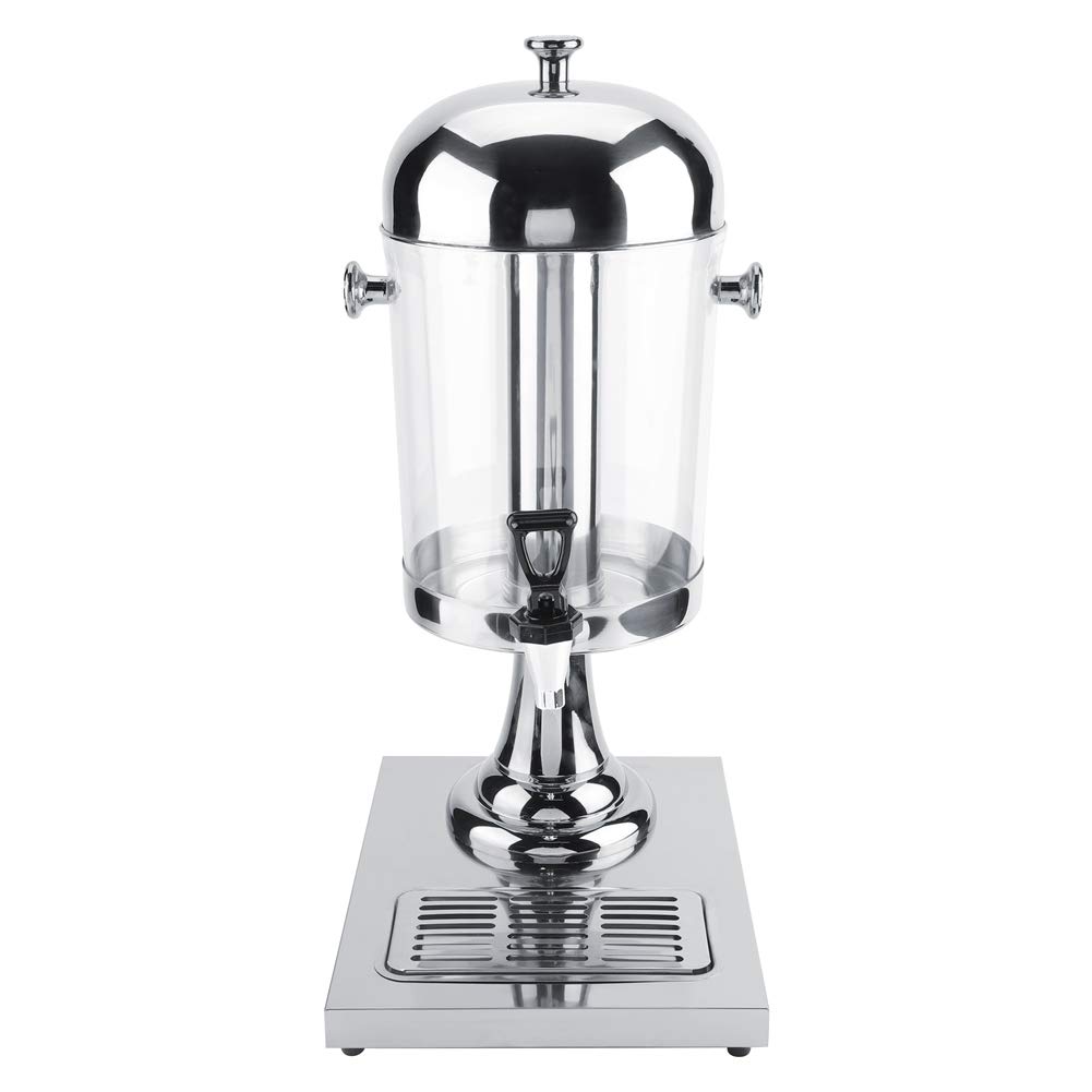 Premium Stainless Steel Beverage Dispenser - Heavy Duty Hot & Cold Drink Machine for Restaurants, Hotels, Bars - Commercial Grade Silver Drink Dispenser for Coffee, Tea, Juice, Lemonade, and Party Serving