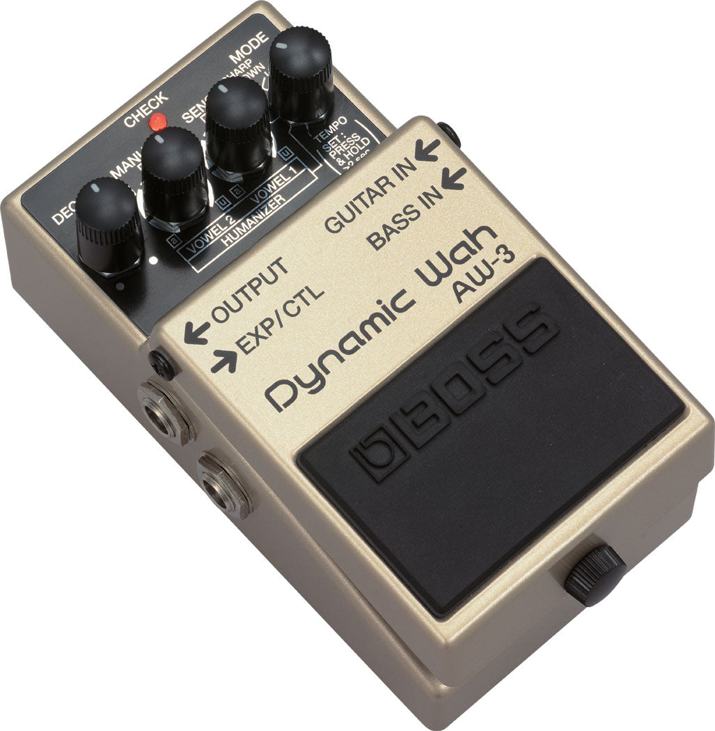 Boss AW-3 Dynamic Wah Guitar Pedal - Auto Wah Effect Pedal for Electric Guitar with Dynamic Expression - Perfect for Funk, Rock & Blues Performances