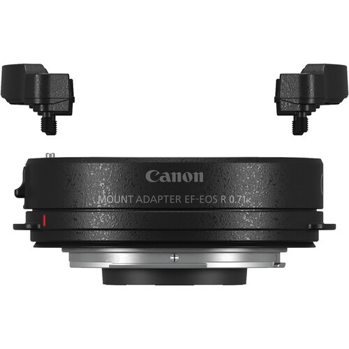 Canon EF to EOS R 0.71X Mount Adapter - Compatible with EF Lenses on EOS R Cameras for Professional Photography & Videography
