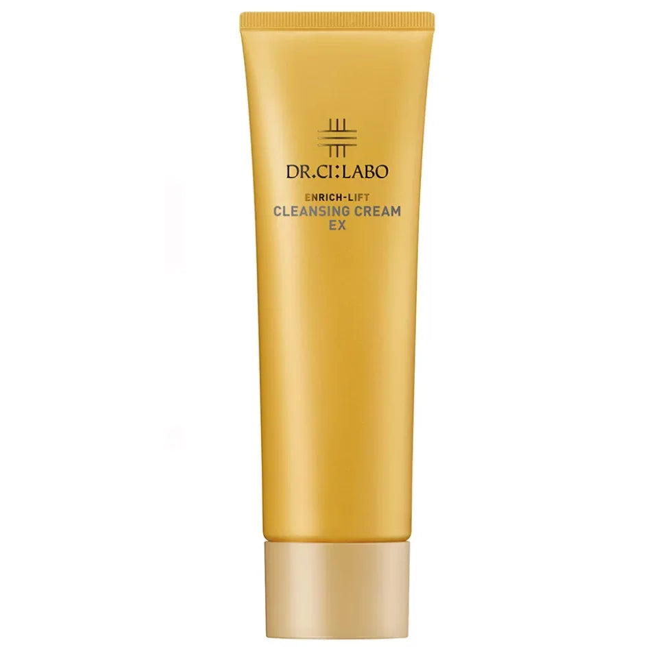 Dr.Ci:Labo Enrich Lift 3-in-1 Cleansing Cream - 120g Facial Cleanser for Deep Cleansing, Moisturizing & Anti-Aging | Perfect for Daily Skincare Routine & Travel