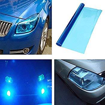 Roll Headlight & Tail Light Tint Vinyl Film - Light Blue 12