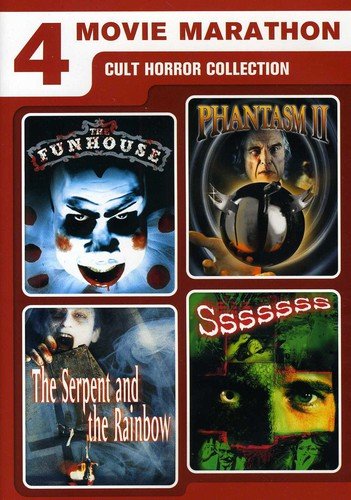 4 Movie Marathon: Cult Horror Collection [Blu-ray/DVD Import] – Perfect for Halloween Nights & Scary Movie Parties
