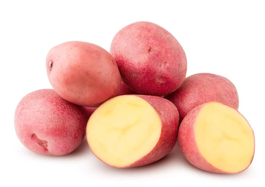 Fresh Red Potatoes - 2lbs Bag | Organic, Non-GMO, Perfect for Roasting, Mashing & Salads | Healthy Cooking & Meal Prep