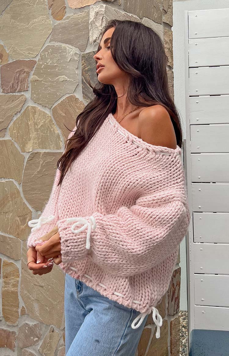 Bea Baby Pink Sweater for Girls - Soft & Cozy Knit Cardigan - Cute Toddler Sweater Outfit for Fall & Winter - Perfect for Playdates & Family Photos