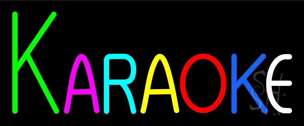 Vibrant Multicolor LED Neon Sign for Karaoke - 10