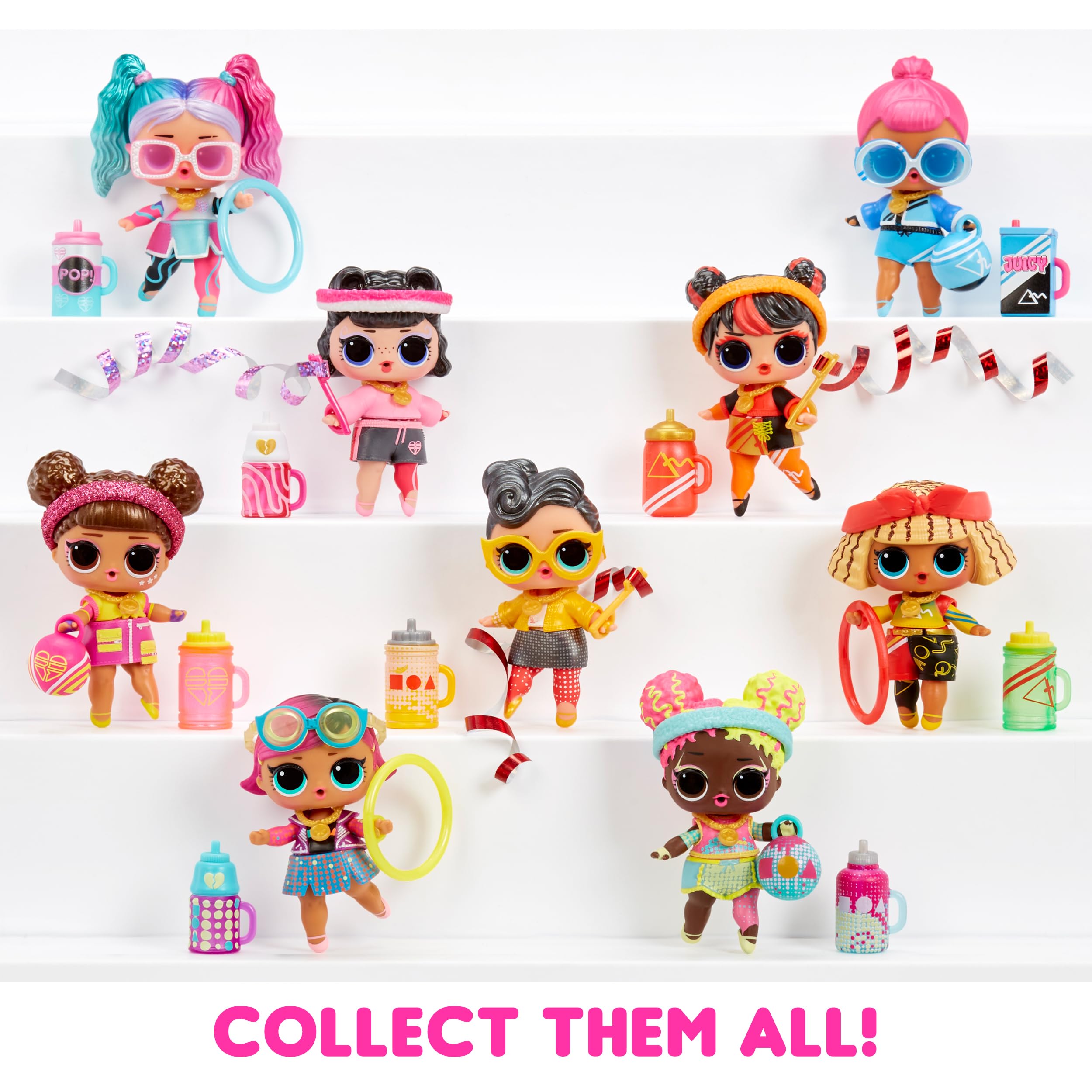 LOL Surprise All Star Sports Gymnastics Doll with 8 Surprises - Collectible Limited Edition Gymnast Doll with Balance Beam Ball - Perfect Gift for Kids & Collectors - Birthday, Christmas, Playtime & Gymnastics Themed Parties