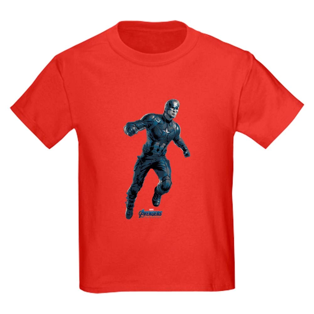 Captain America Kids Dark T-Shirt - Youth Superhero Tee for Boys & Girls | Perfect for Cosplay, Birthday Gifts & Marvel Fan Apparel