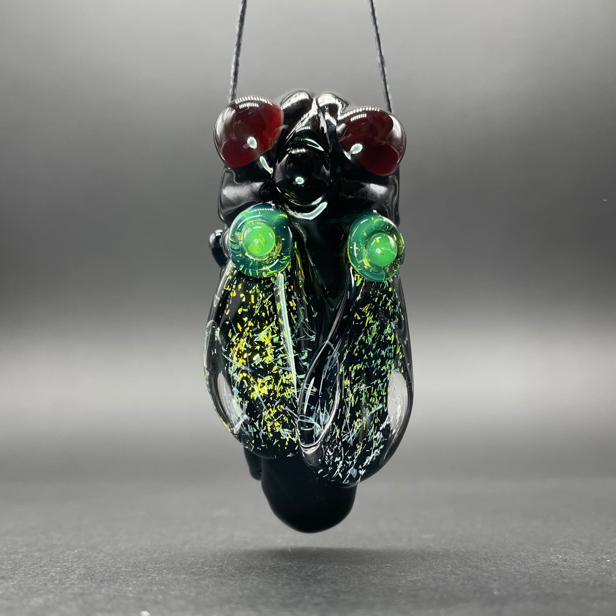 Handmade Cicada Pendant Necklace - Sterling Silver 925 Jewelry for Women - Nature-Inspired Insect Accessory for Boho, Gothic & Everyday Wear