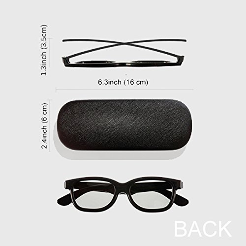 Cat Glasses Case - Hard Shell Eyeglasses Storage Box for Photography & Travel